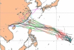 洲中期预报中心(ECMWF)的系集模拟 - 中时电子报