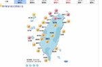 北北基、桃园、澎湖地区预估今日紫外线指数将达到过量级。(图截自中央气象局) - 中时电子报