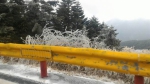 花莲》合欢山凌晨飘雪 车辆限加雪炼通行 - 中时电子报