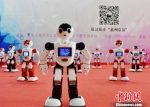 图为惠州台湾精品博览会暨台湾青年创新成果展上的机器人表演 黄济舟 摄 - 台湾新闻-中国新闻网