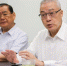 　　国民党党代会20日登场，吴敦义(右)将就任主席。(图片来源：台湾《联合报》) - 台湾新闻-中国新闻网