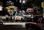 图辑》纽约卡车恐攻直击 车变形零件散落 - 中时电子报