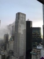 纽约川普大楼起火一人受伤 火势迅速受到控制 - 中时电子报