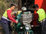 鱼池乡火烧山 警消灌救中 - 中时电子报