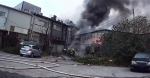 乌日铁皮屋起火 200坪厂房陷入火海 - 中时电子报